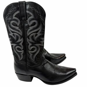 Dan Post Men's Milwaukee Black Leather Boots Size 10